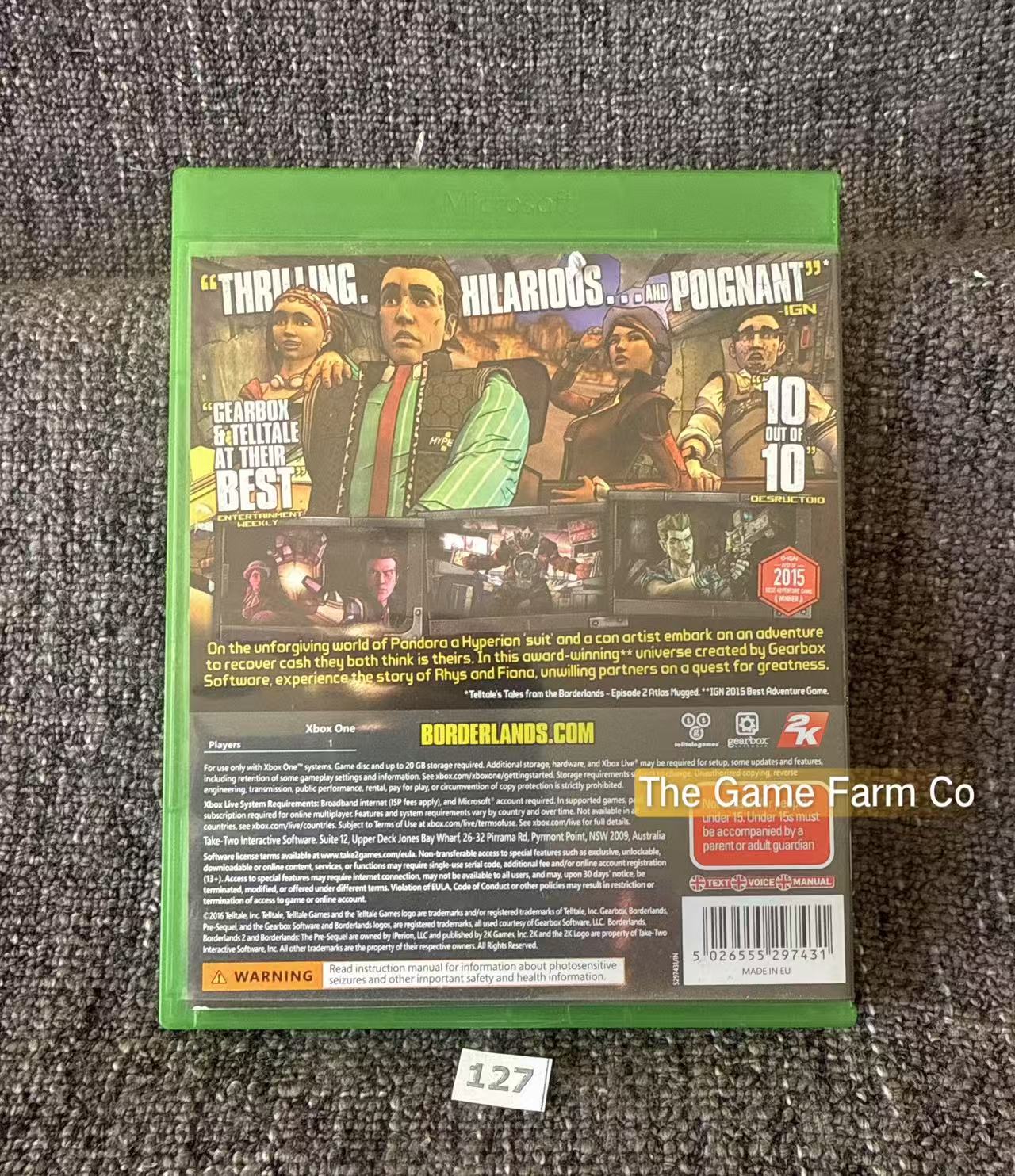 Tales From The Boarderlands Game - Microsoft Xbox One