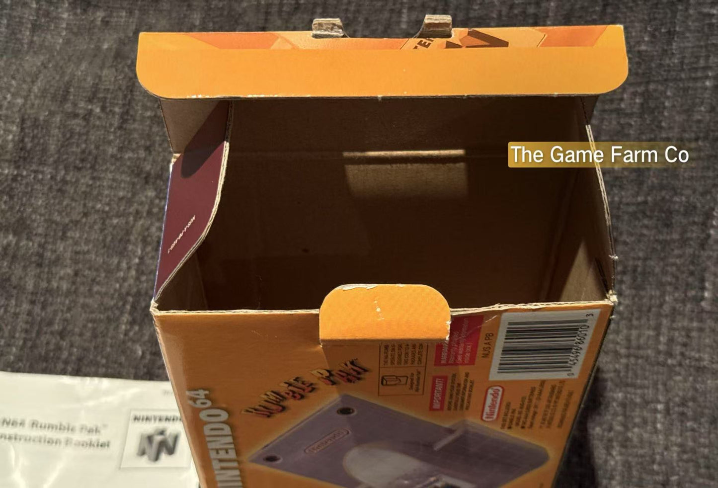 Nintendo 64 (N64) Rumble Pak boxed - Genuine