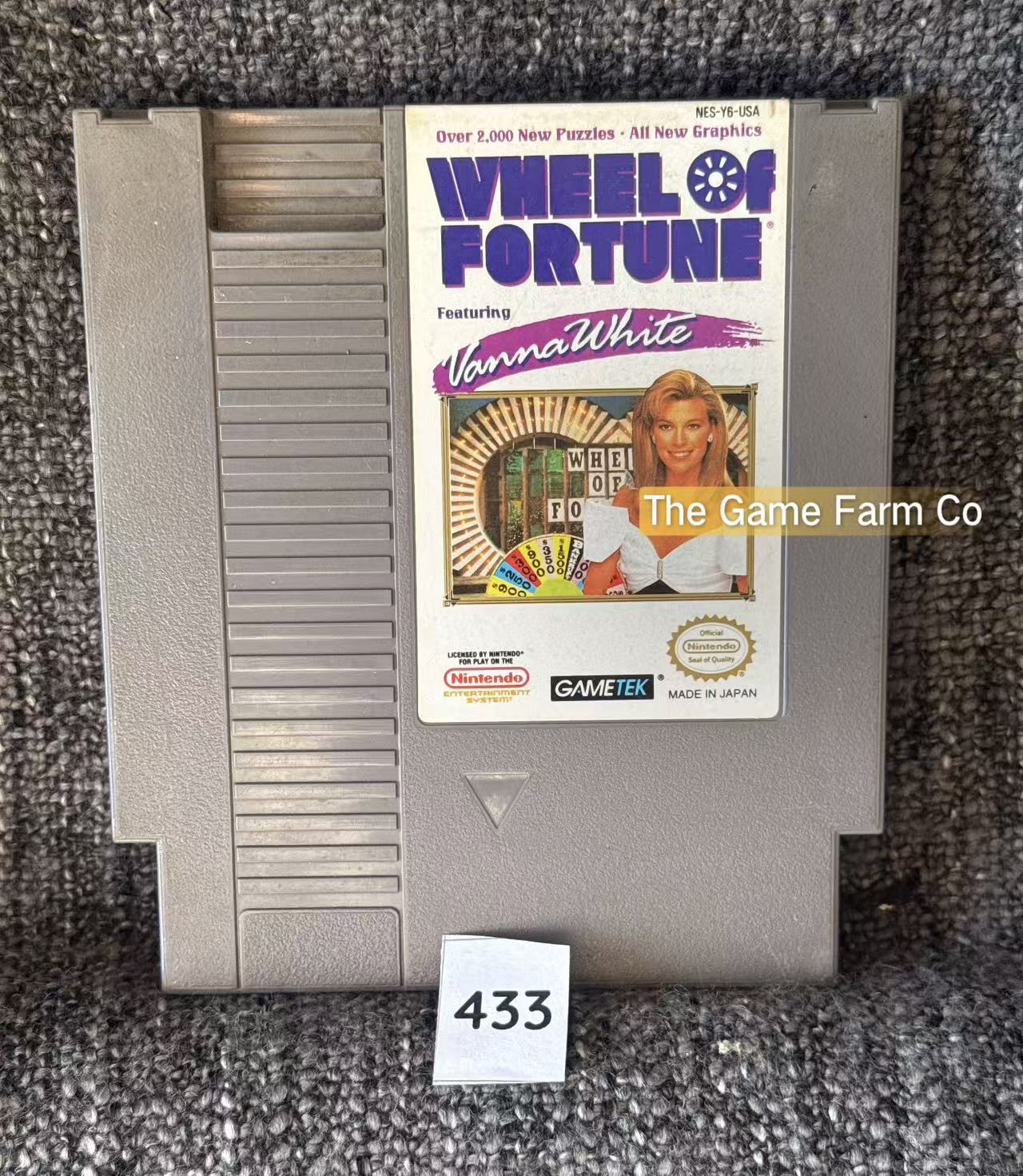 Wheel of Fortune Featuring Vanna White Nintendo Entertainment System (NES) Loose Used