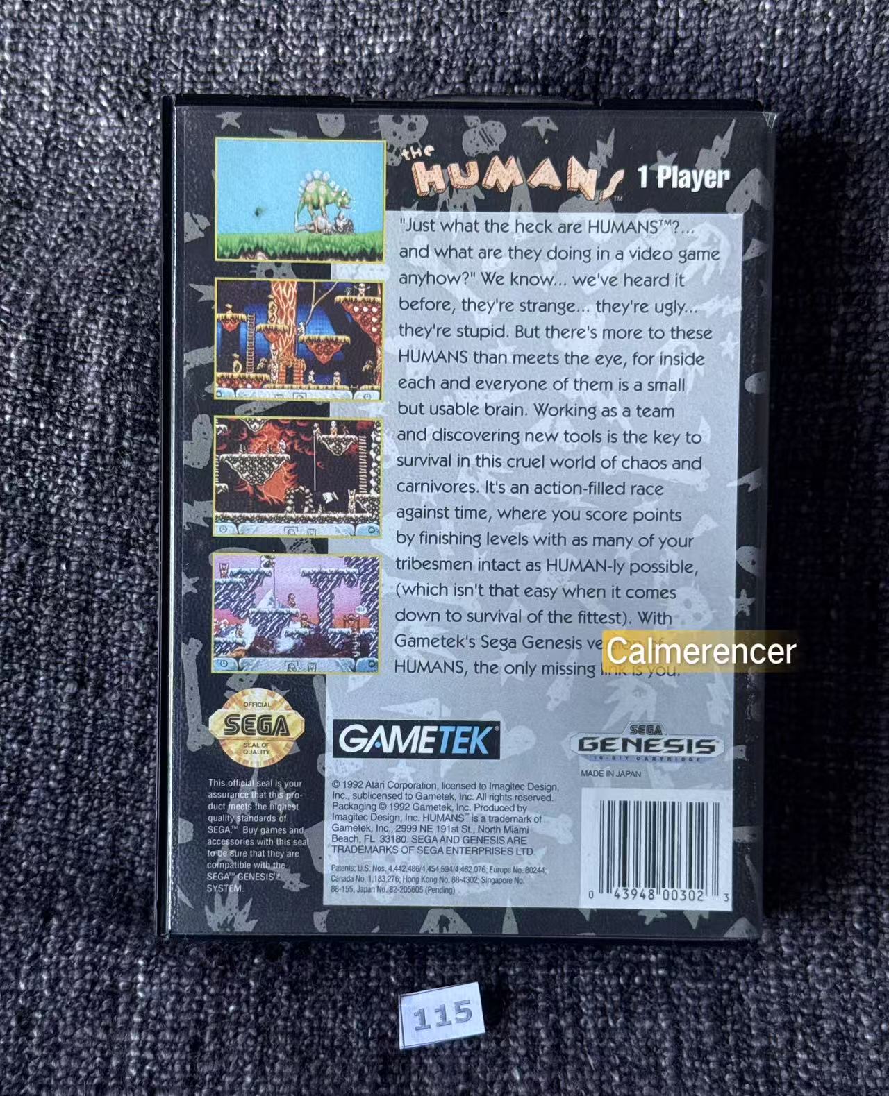 The Humans - Game - Sega Genesis