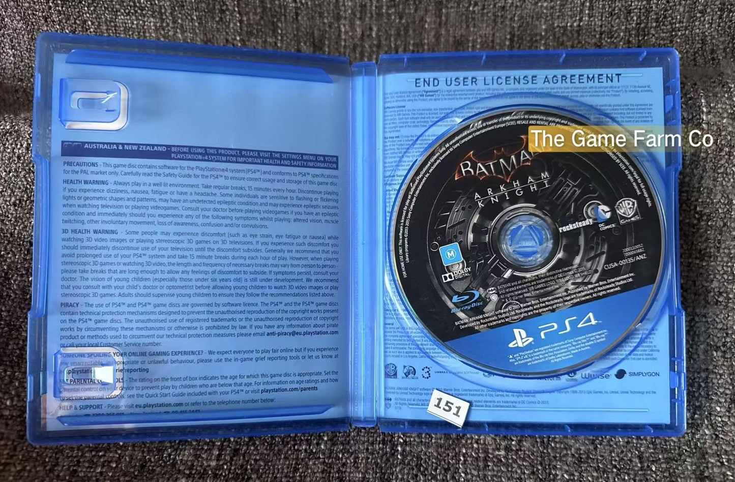 Batman Arkham Knight Sony Playstation 4 (PS4) Game