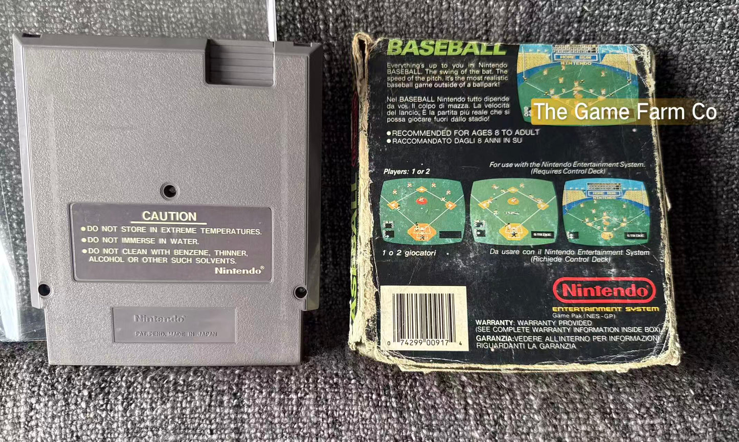 Baseball Boxed Game - Nes - Nintendo / Entertainment System - Pal Version