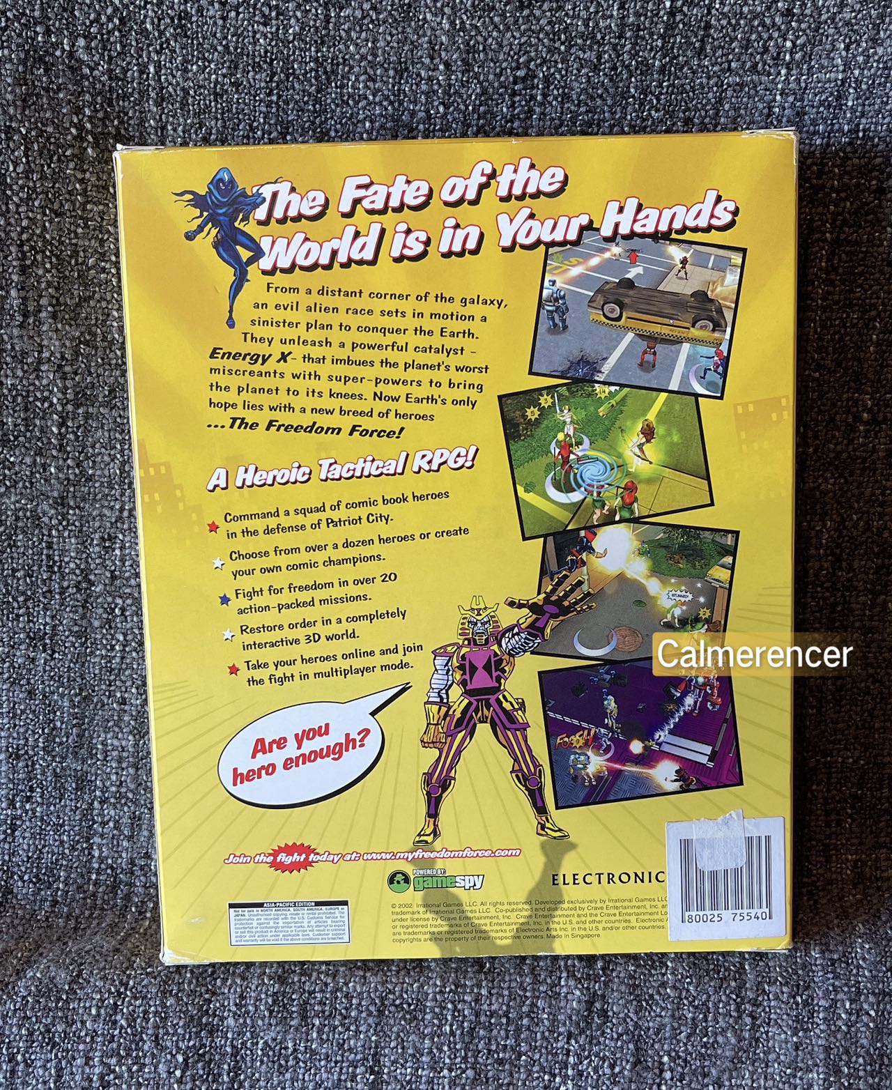 Freedom Force Game - PC - CD ROM - Big Box