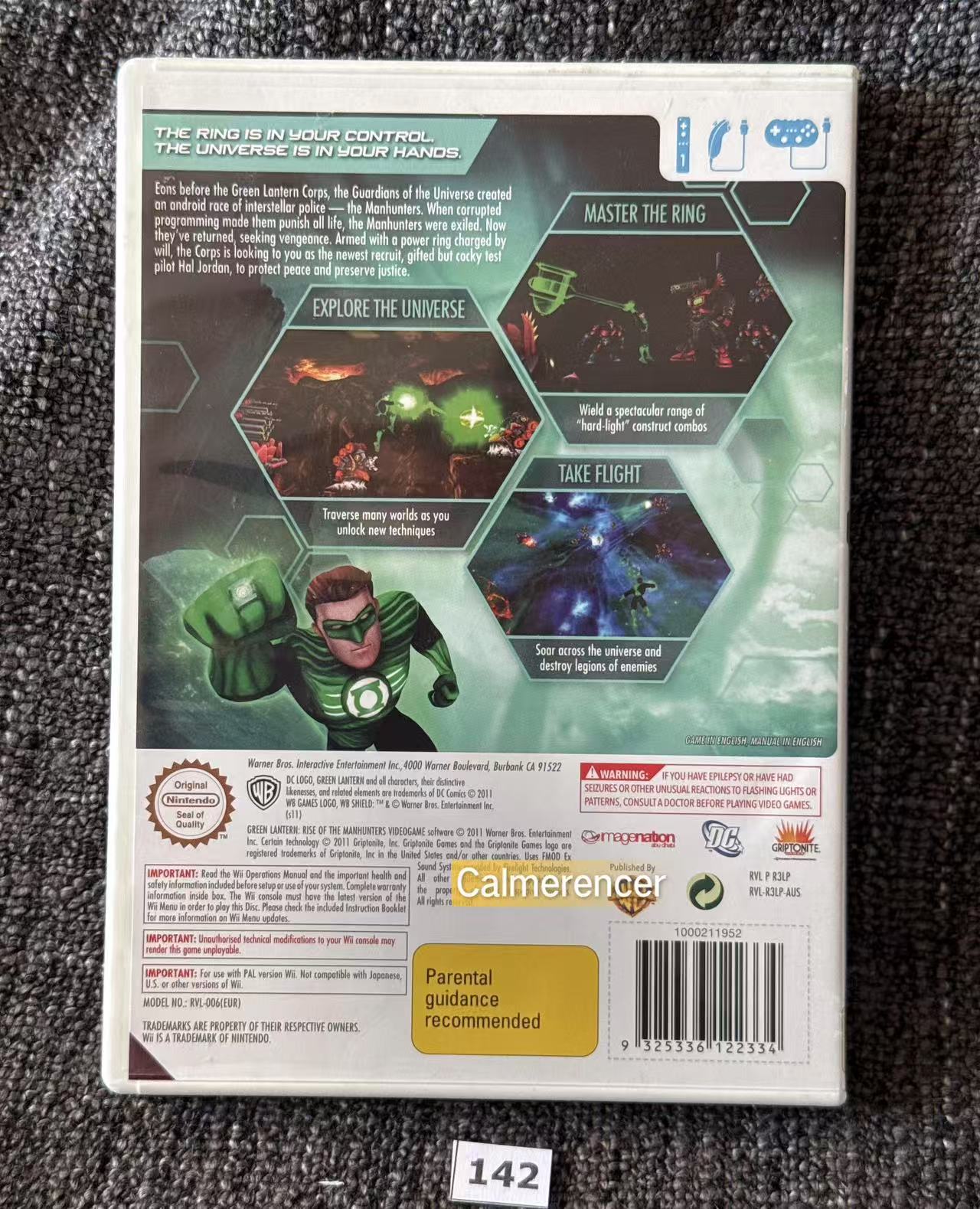 The Green Lantern-  Nintendo Wii game