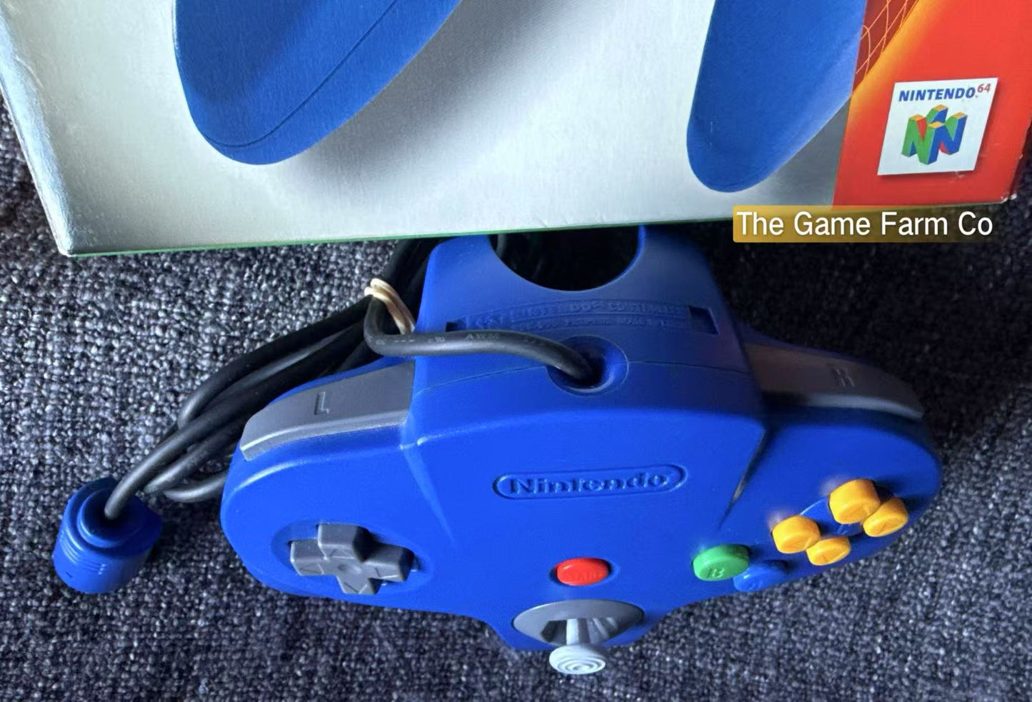 All Genuine boxed Blue N64 controller (Nintendo)