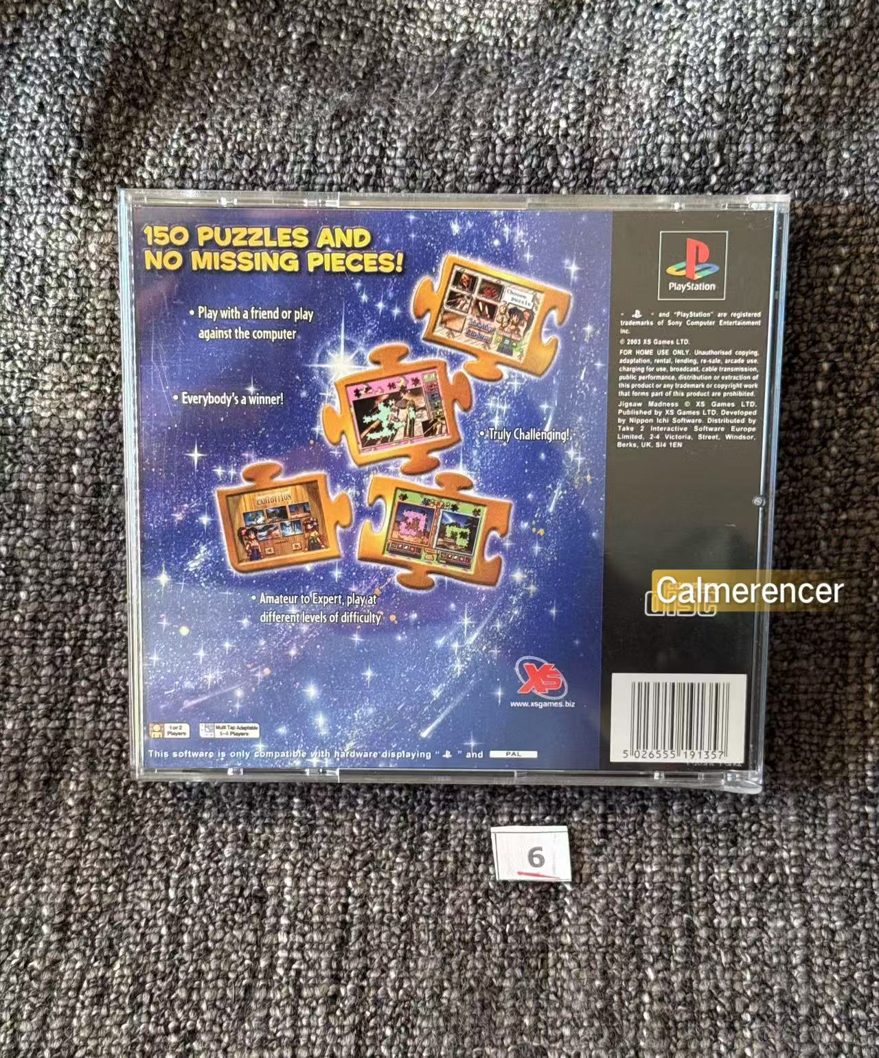 Jigsaw Madness - Sony Playstation One (PS1) Game