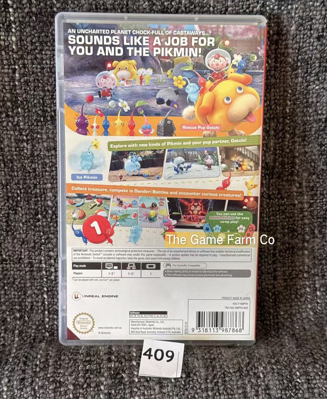 Pikmin 4 Nintendo Switch Physical Game CIB PAL Tested Used