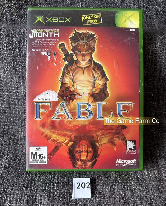 Fable Game Microsoft Xbox Original