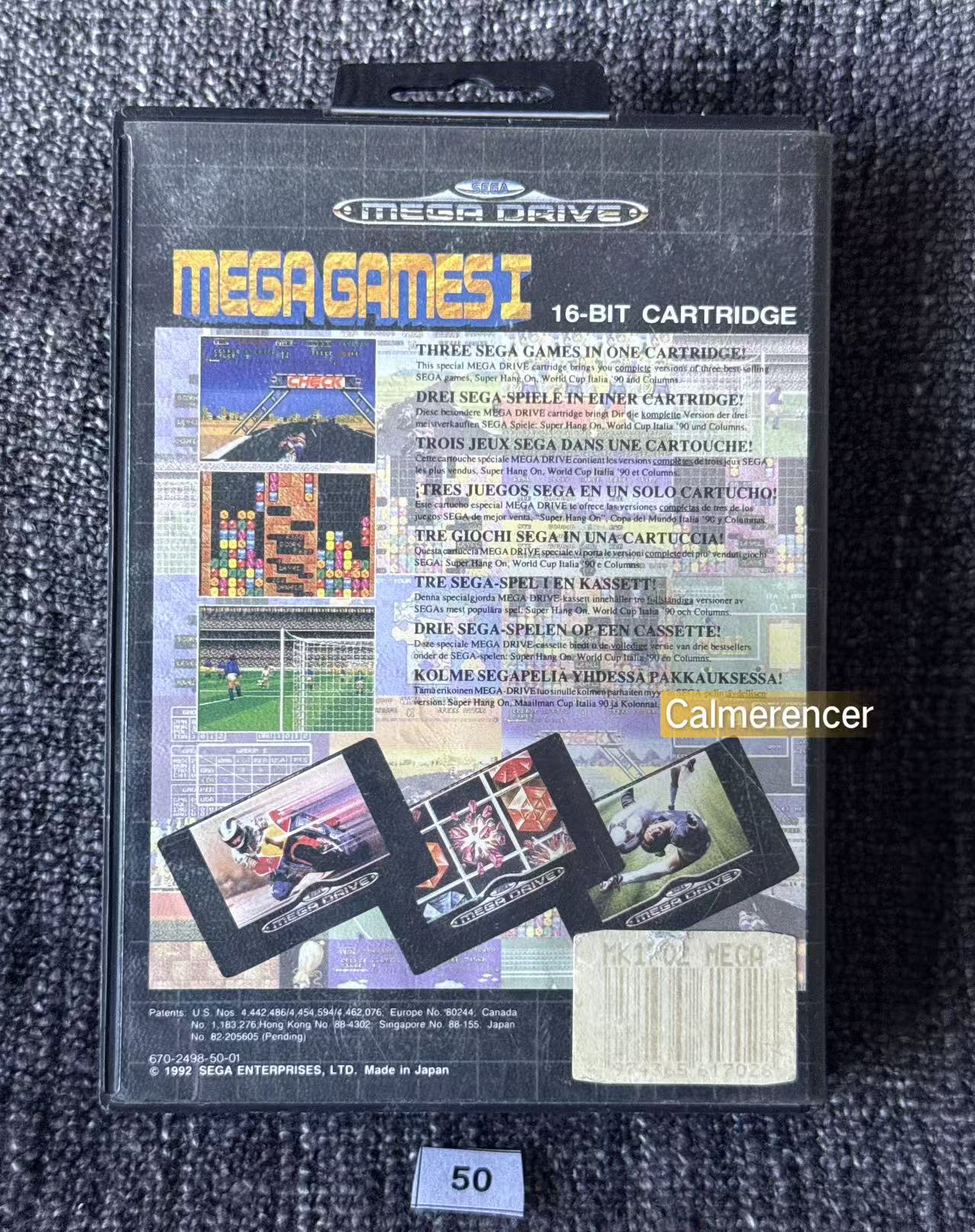 Mega Games l - No manual Game - Sega Mega Drive