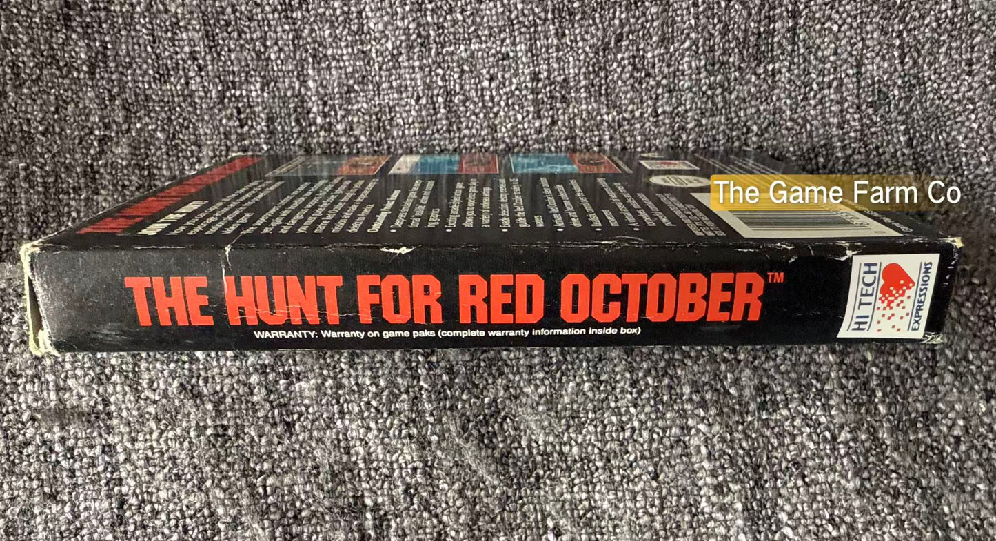 The Hunt For Red October Boxed Game - Nes - Nintendo / Entertainment System - Pal Version