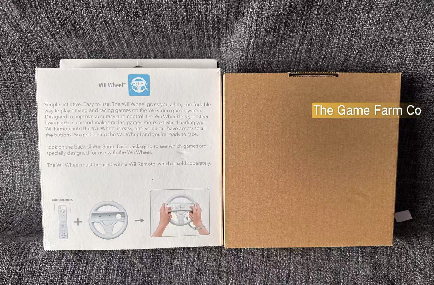 Genuine Nintendo Wii Wheel Boxed