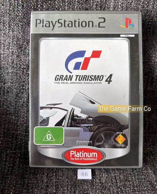 Gran Turismo 4 The Real Driving Simulator Game- Sony PlayStation 2 (PS2)