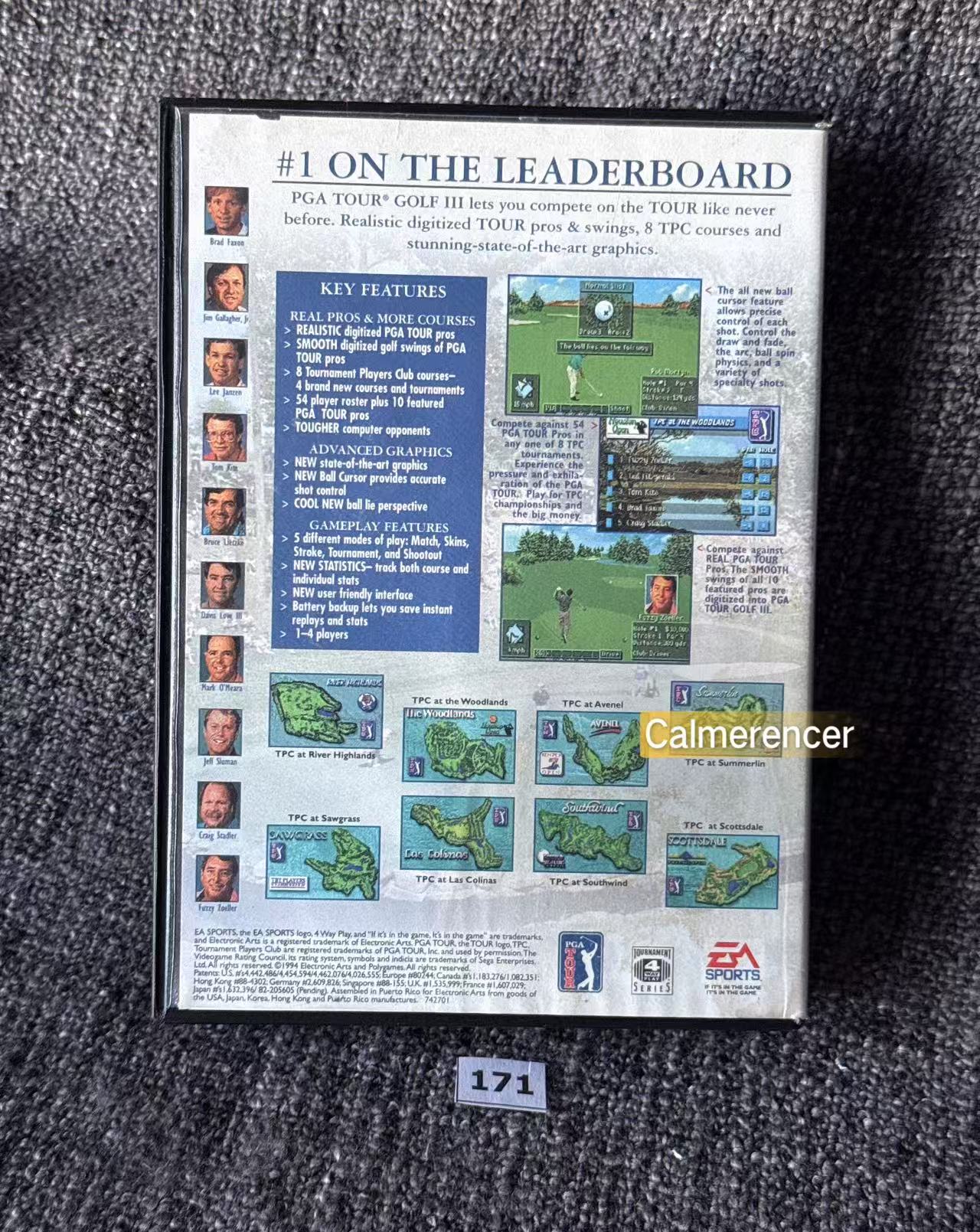 PGA Tour lll 3 - No manual -  Game - Sega Mega Drive