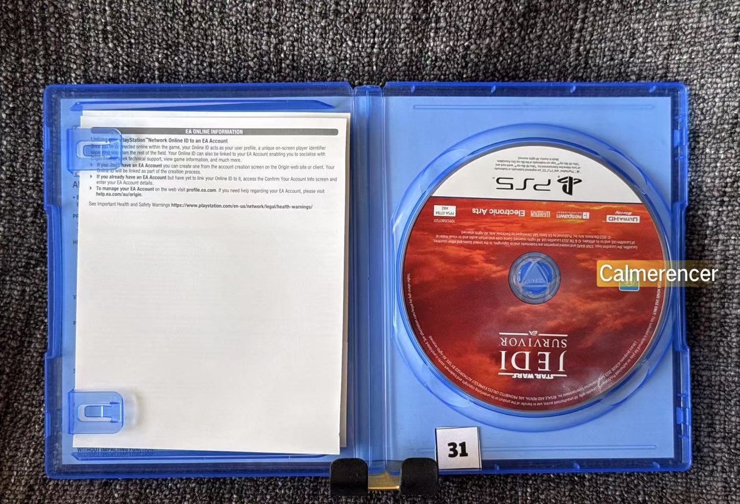 Star Wars Jedi Survivor Game - Sony Playstation 5 - Pal Version