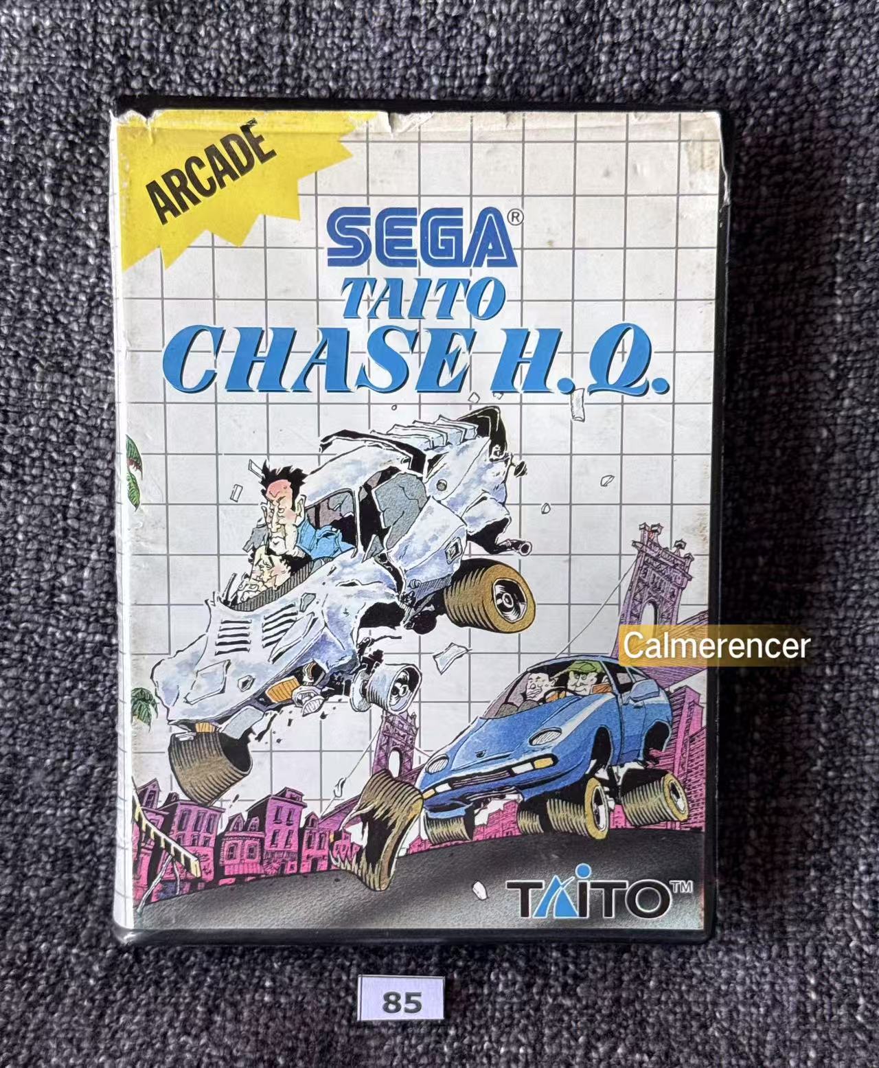 Taito Chase H.Q. Game - No manual - Sega Master System