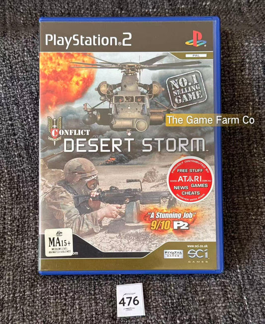 Conflict Desert Storm PS2 Physical Game CIB PAL Tested Used Excellent Condition