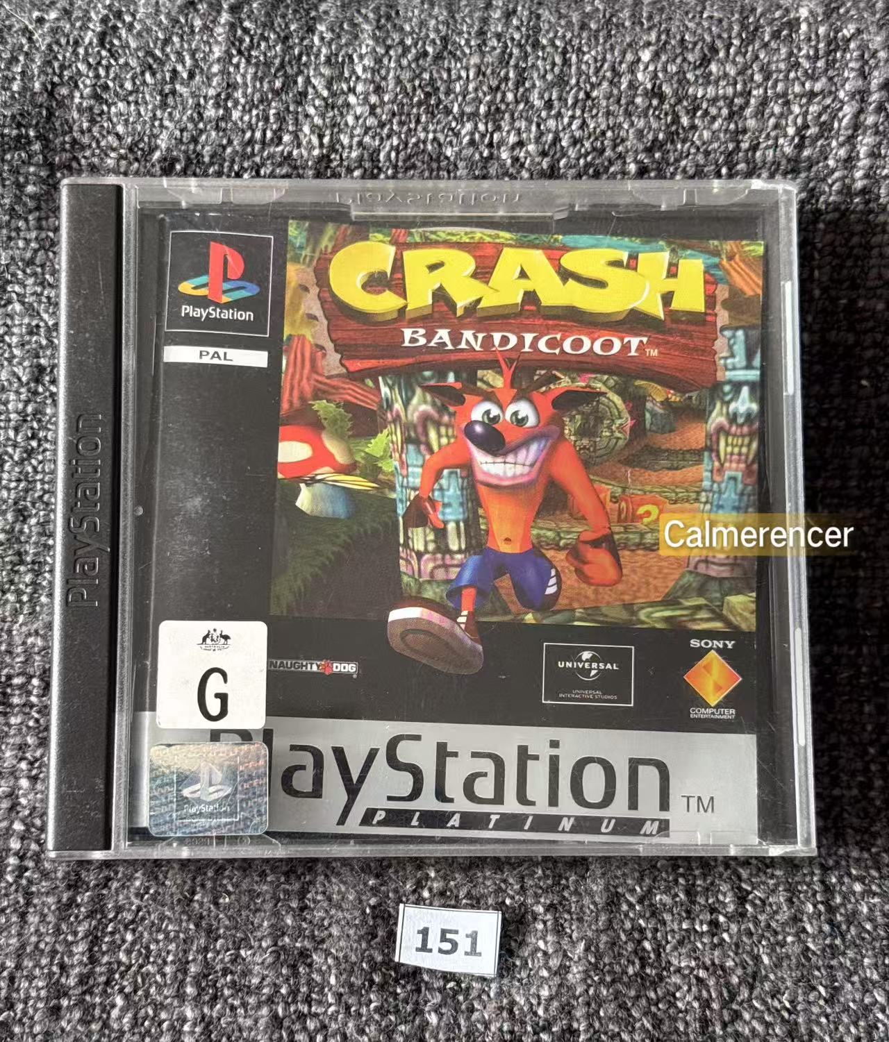 Crash Bandicoot - Sony Playstation One (PS1) Game