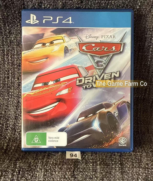 Cars 3 Driven to Win Sony Playstation 4 (PS4) Game
