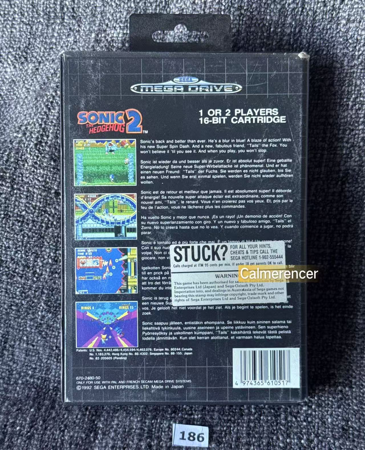 Sonic The Hedgehog 2 - Game - Sega Mega Drive