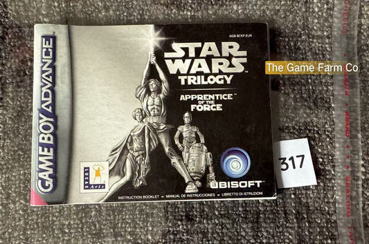 Star Wars Trilogy Manual for Gameboy Advance GBA