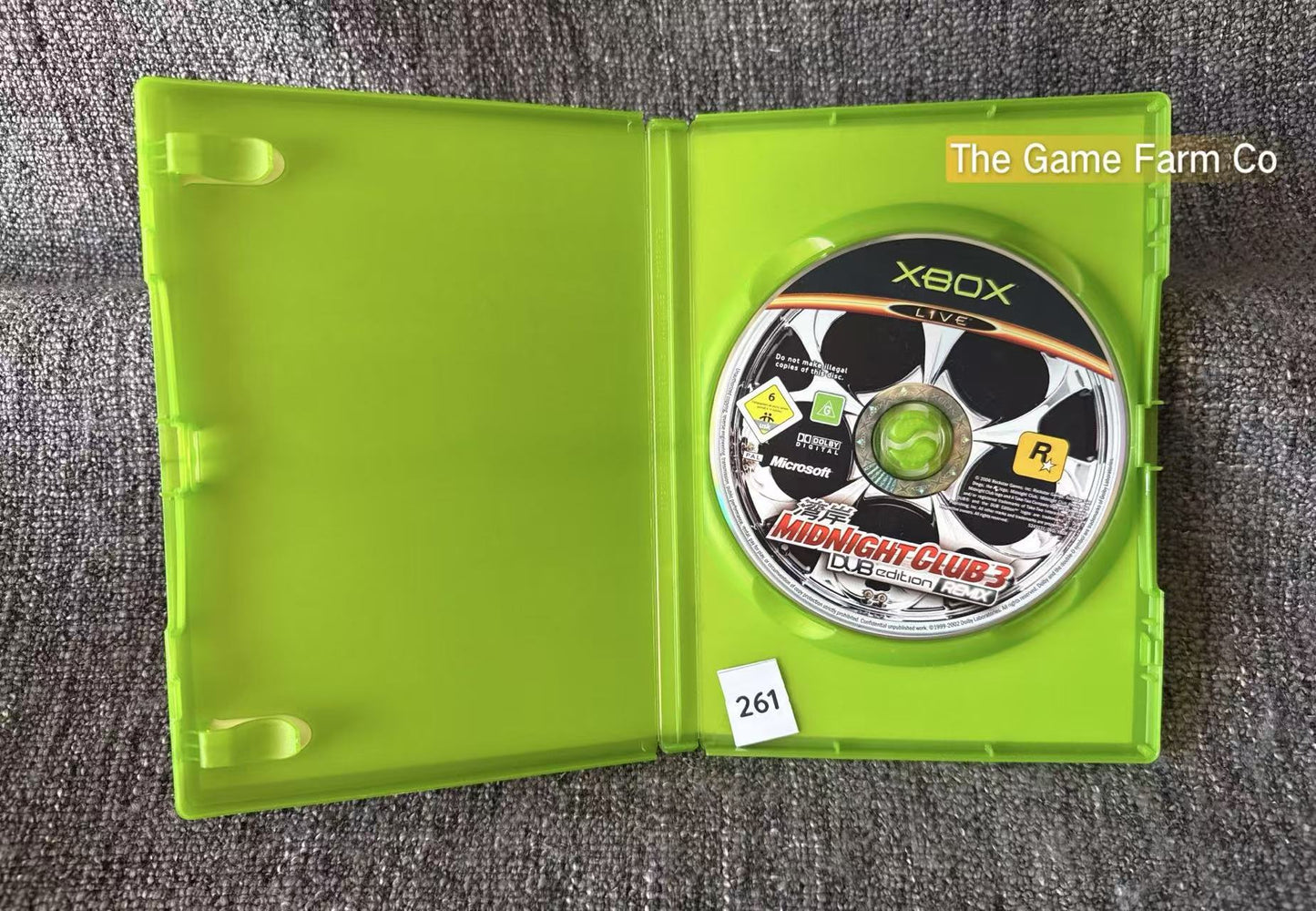 Midnight Club 3 DUB Edition Remix Game Microsoft Xbox Original