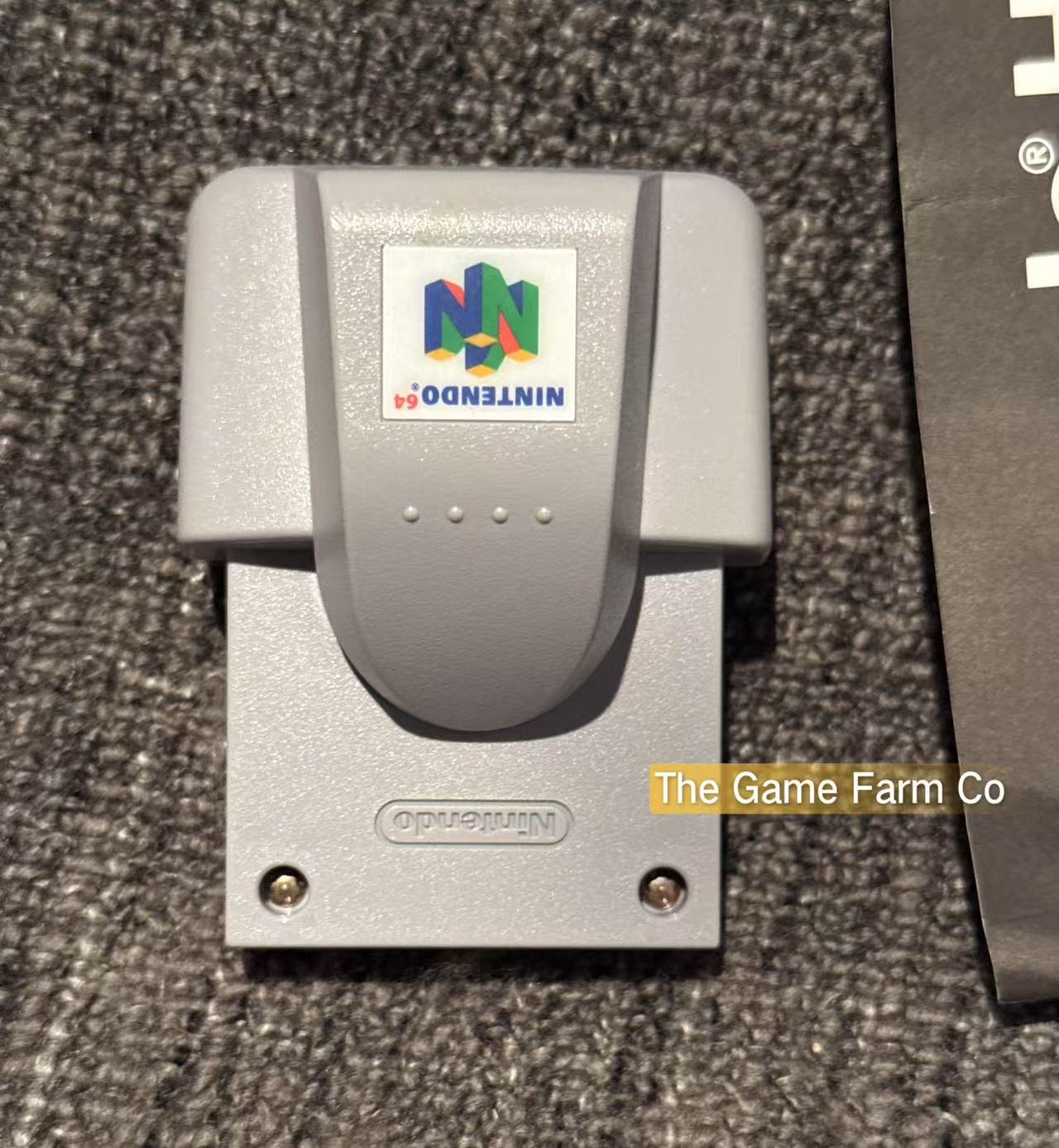 Nintendo 64 (N64) Rumble Pak boxed - Genuine