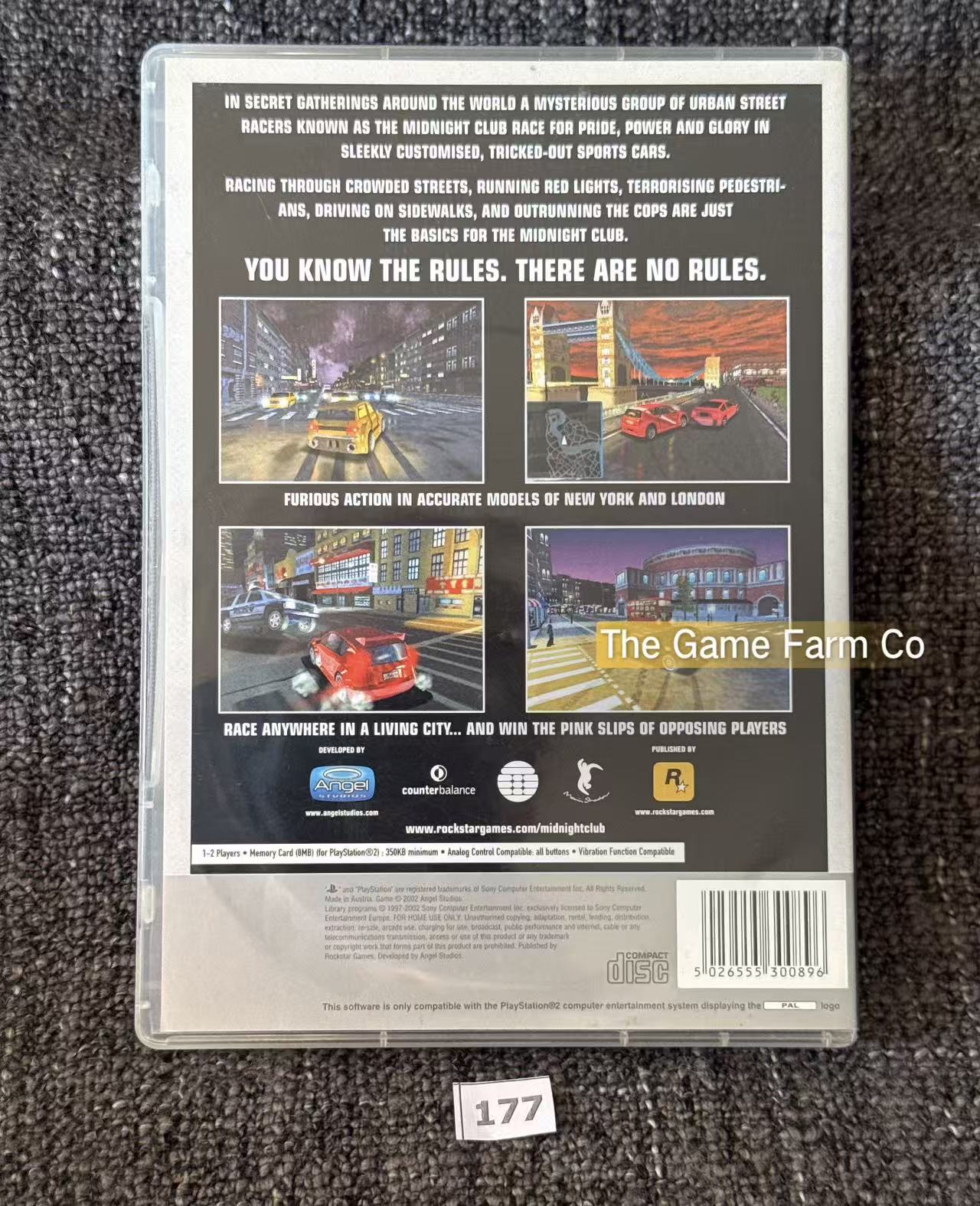 Midnight Club: Street Racing PlayStation 2 Physical Game CIB PAL Tested Used