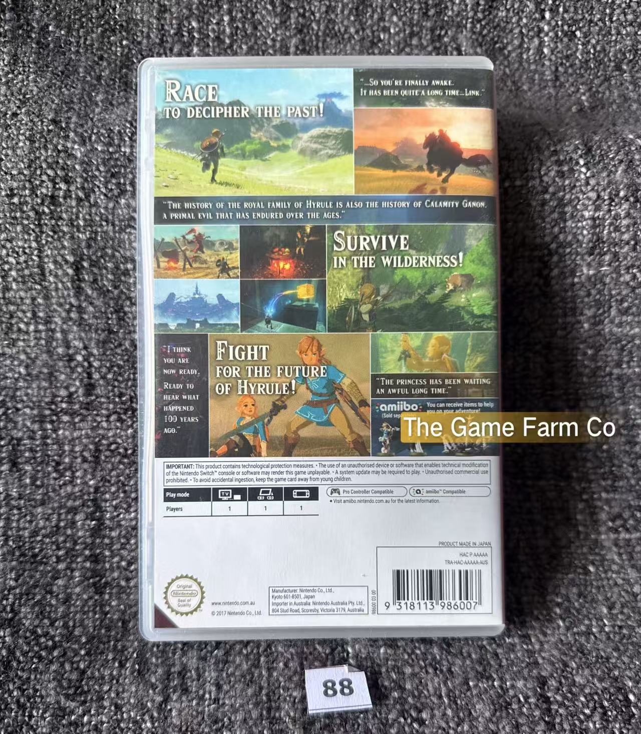 The Legend Of Zelda Breath Of The Wild  Game  - Nintendo Switch