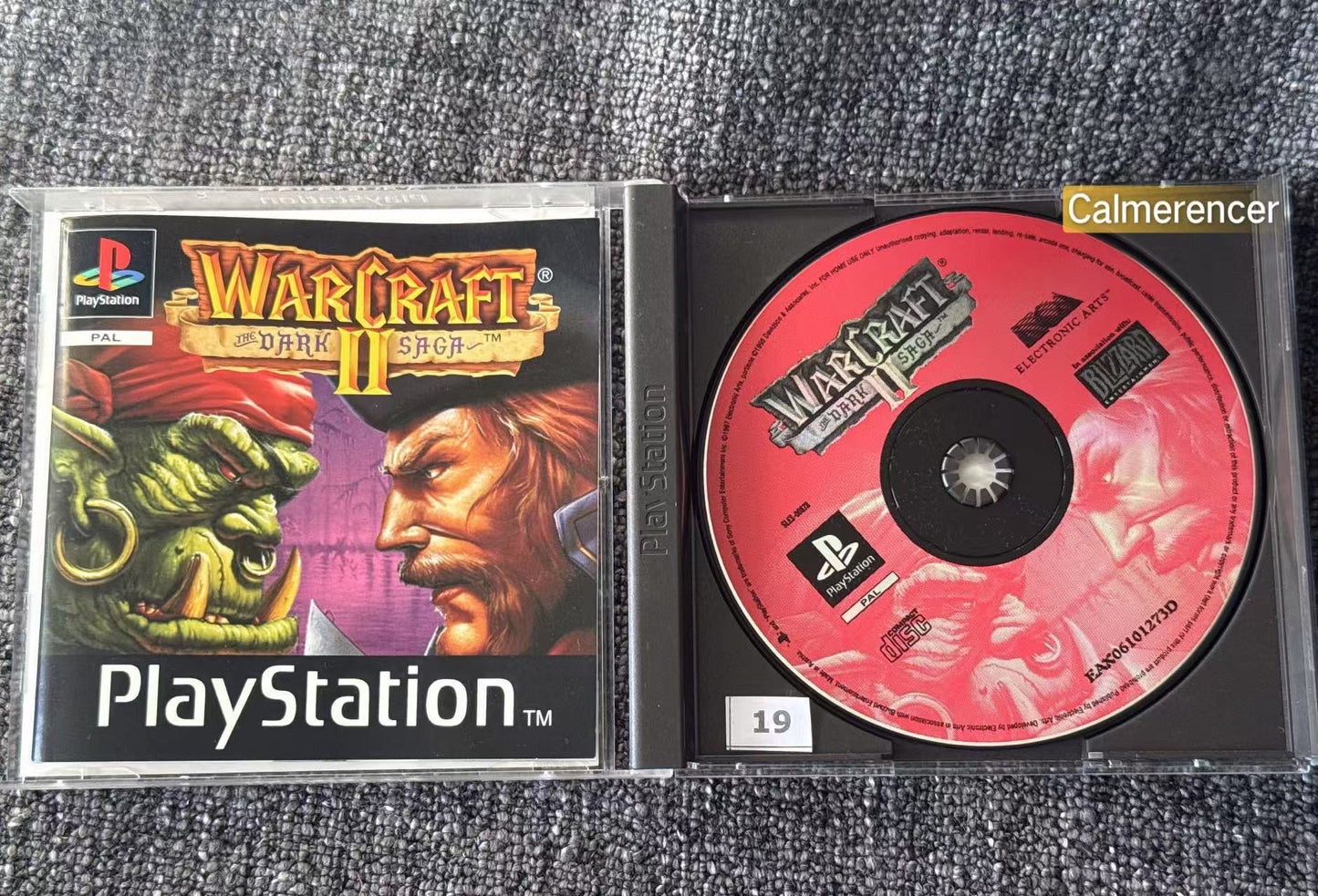 Warcraft 2 The Dark Saga - Excellent Condition - Sony Playstation One (PS1) Game