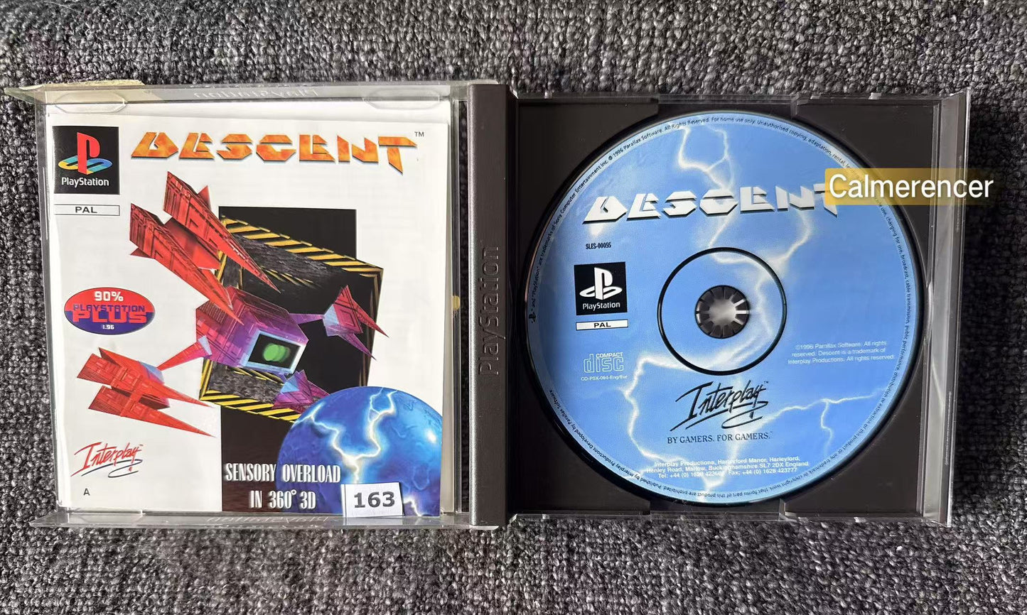 Descent - Sony Playstation One (PS1) Game