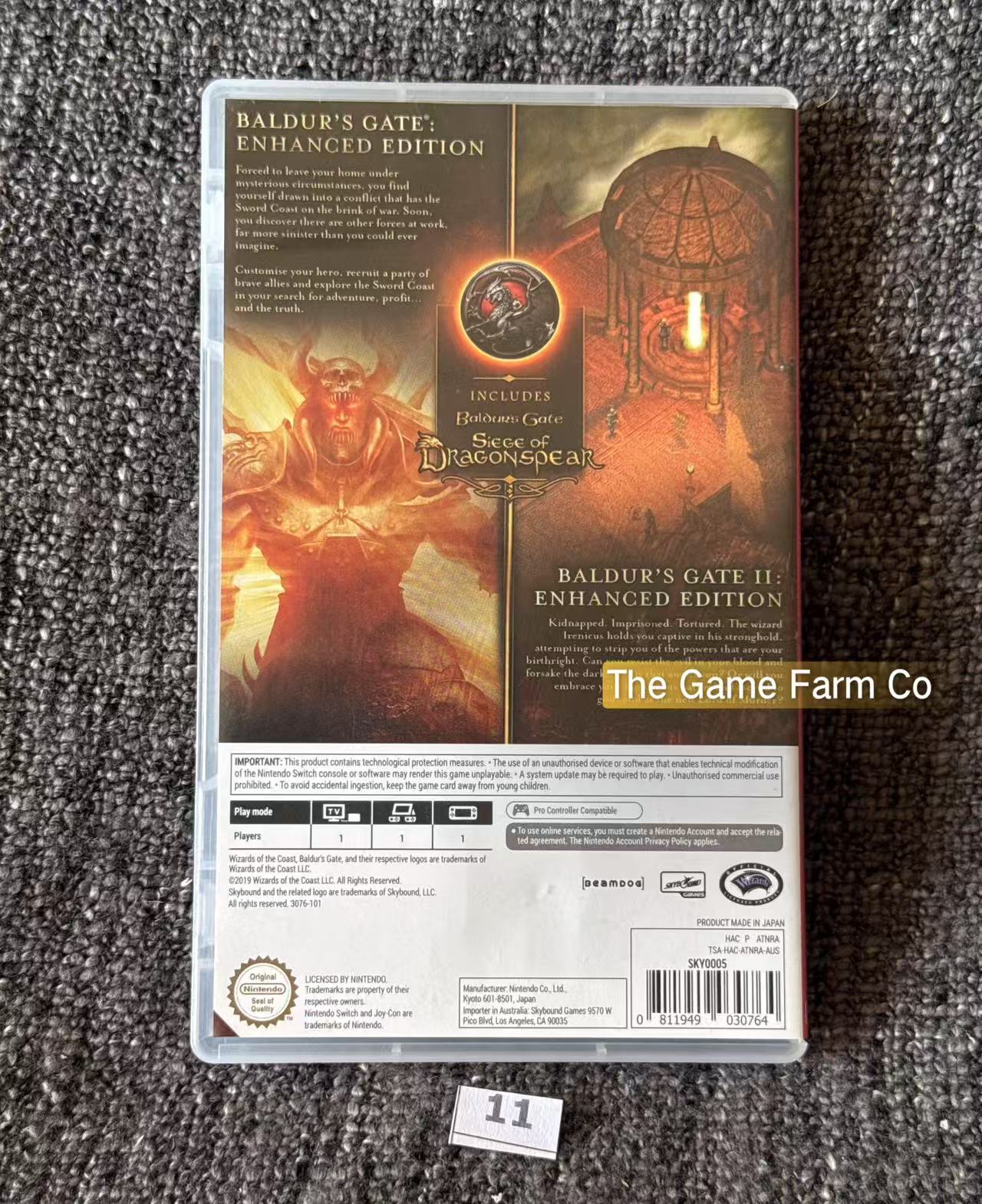 Baldur's Gate I & II Enhanced Edition Game - Nintendo Switch