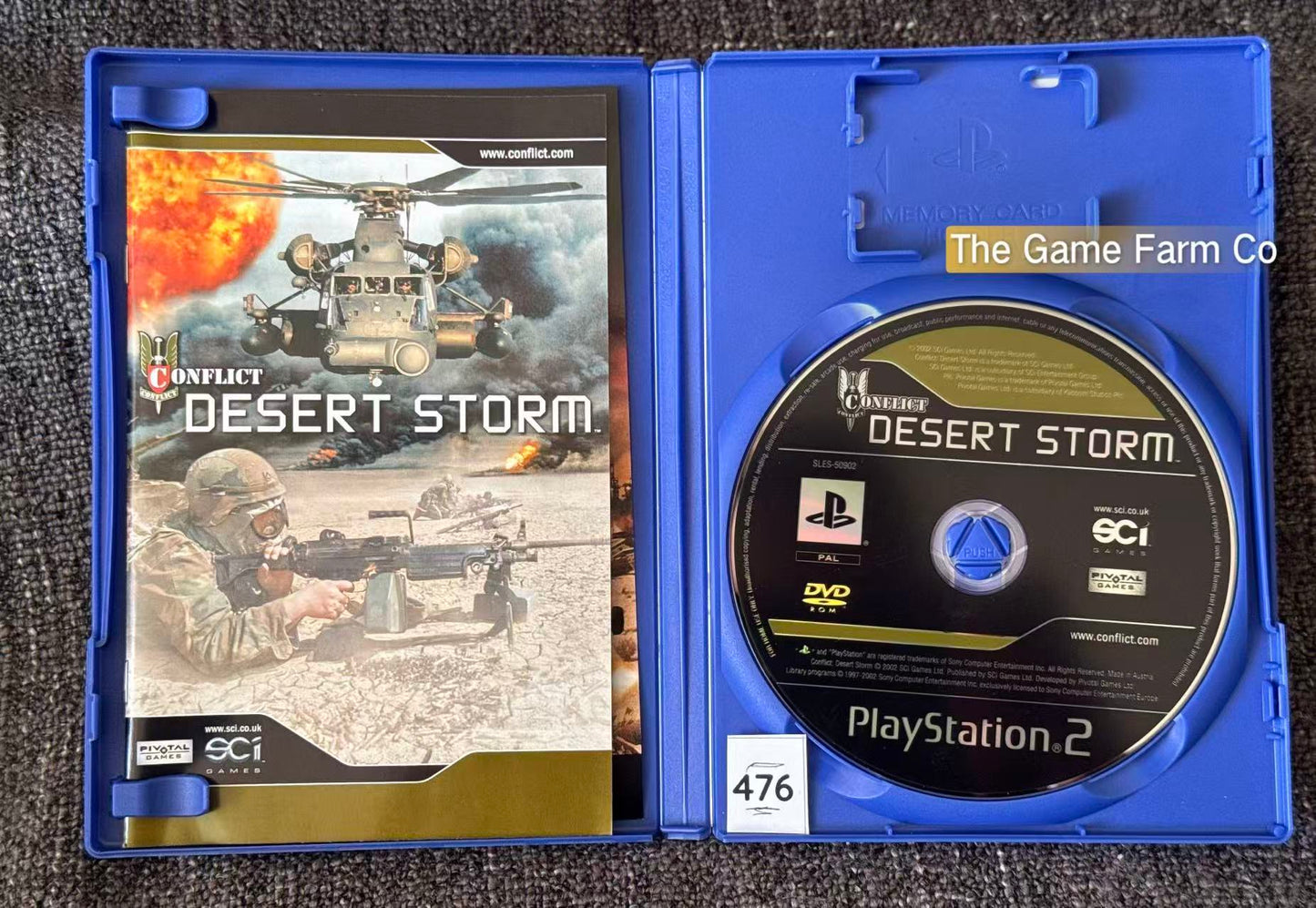 Conflict Desert Storm PS2 Physical Game CIB PAL Tested Used Excellent Condition