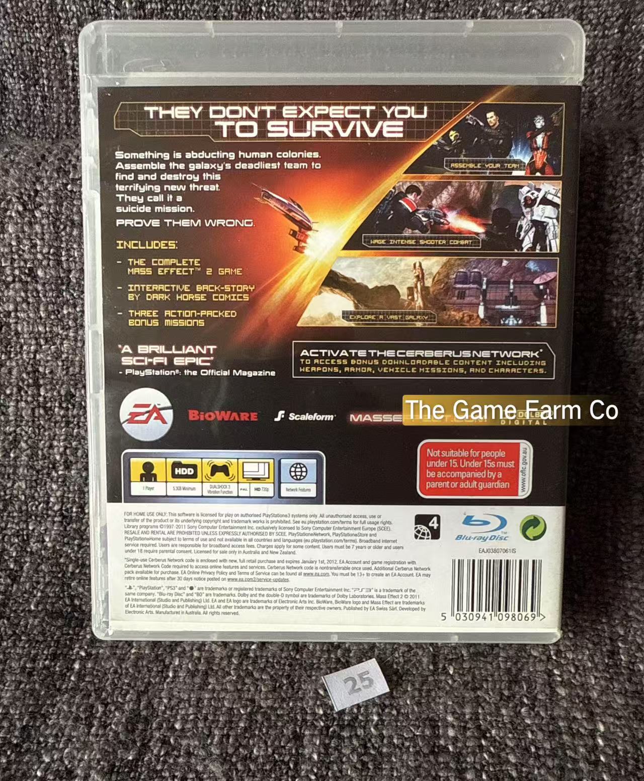 Mass Effect 2 Game - PS3 - Sony Playstation 3
