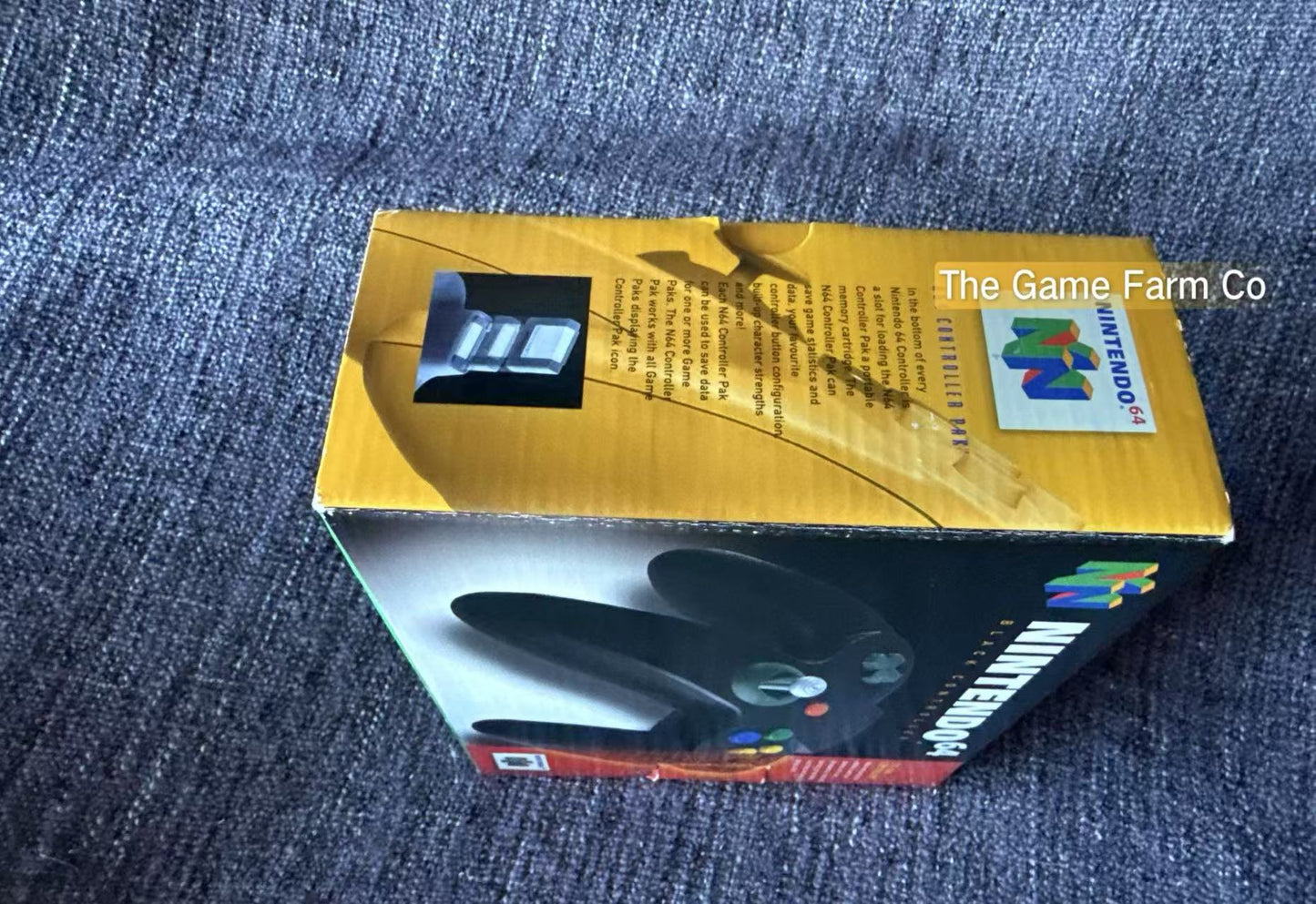 All Genuine boxed Black N64 controller (Nintendo)