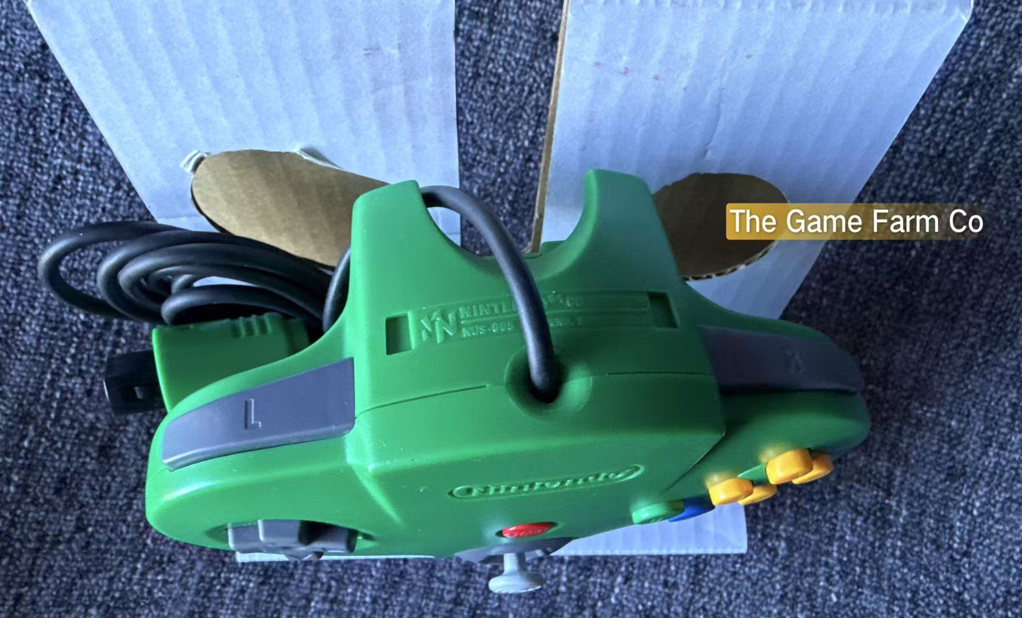 All Genuine boxed Green N64 controller (Nintendo)
