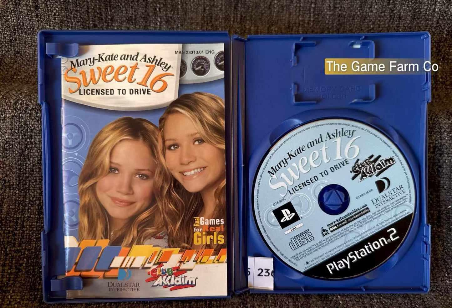 Mary Kate and Ashley Sweet 16 Game- Sony PlayStation 2 (PS2)
