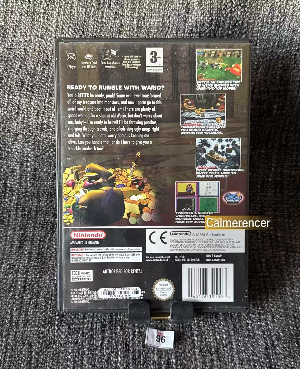 Wario World Mint like disc Game - Nintendo Gamecube - Pal Version
