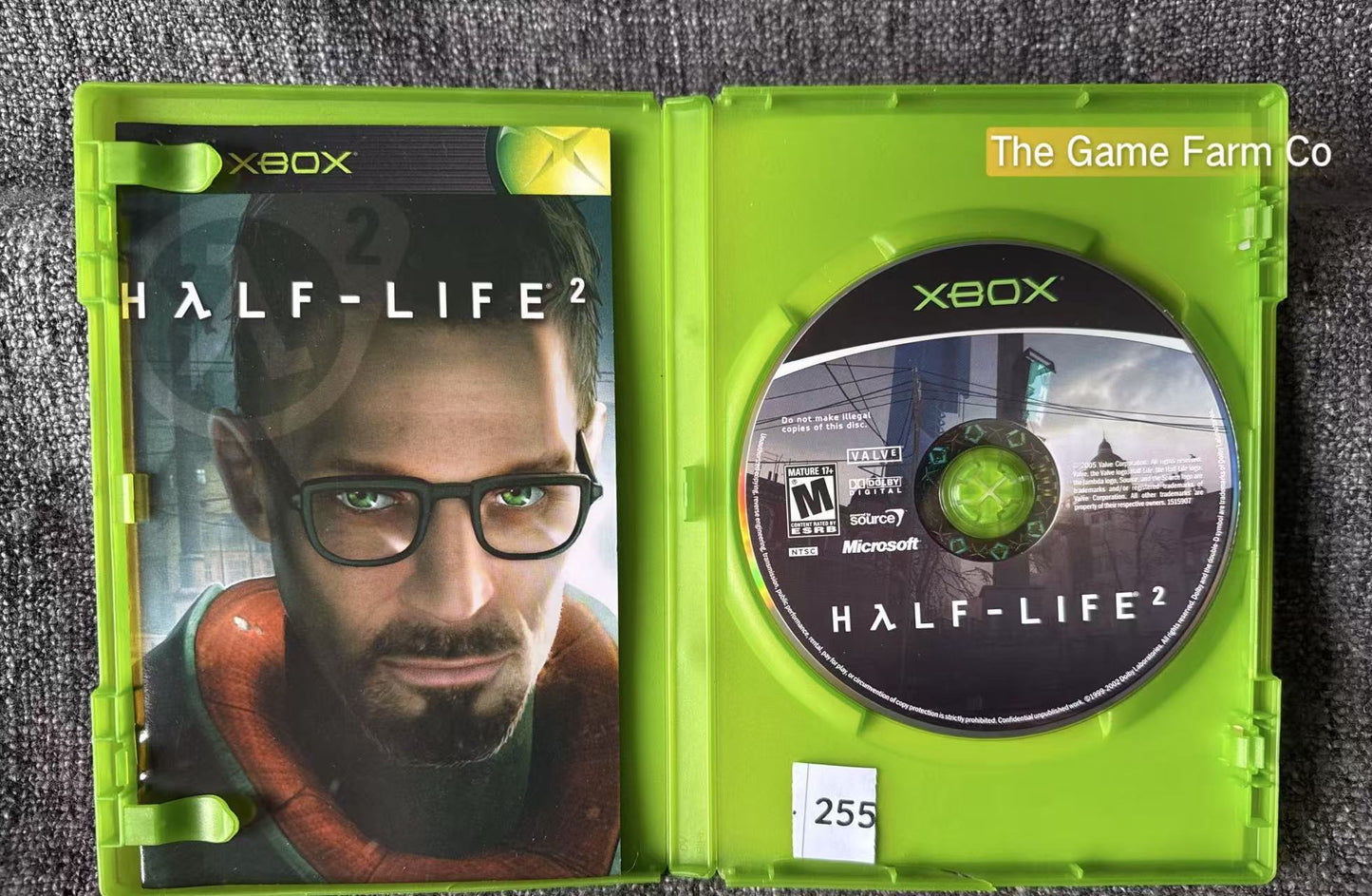 Half-Life Game Microsoft Xbox Original