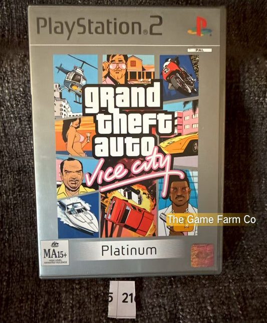 Grand Theft Auto Vice City GTA Game- Sony PlayStation 2 (PS2)