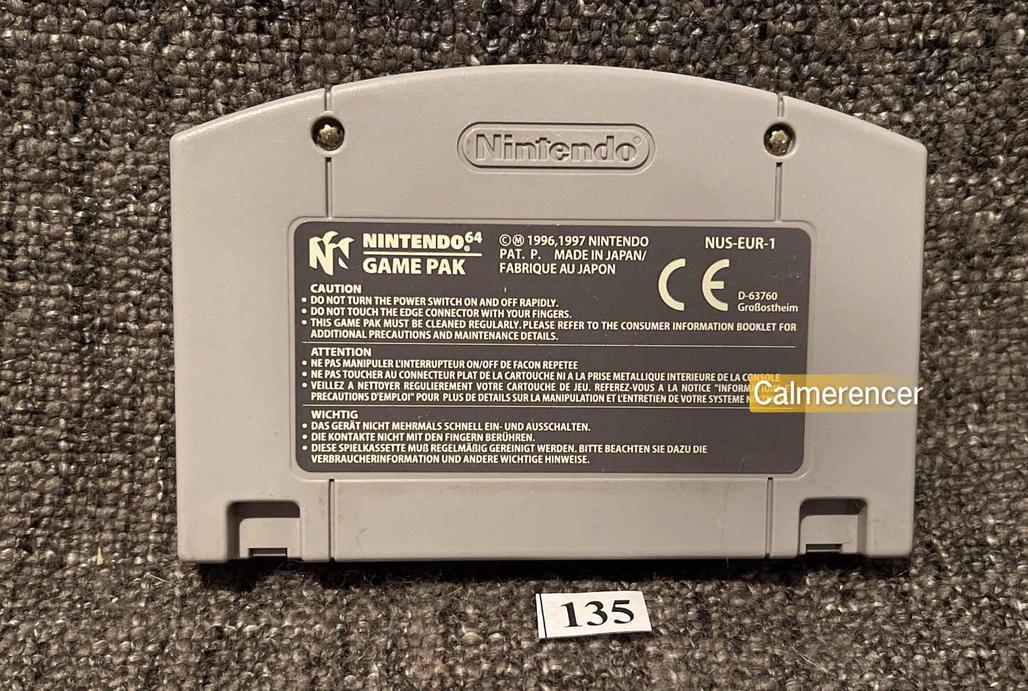Mario Kart - Nintendo 64 / N64 - Pal Version