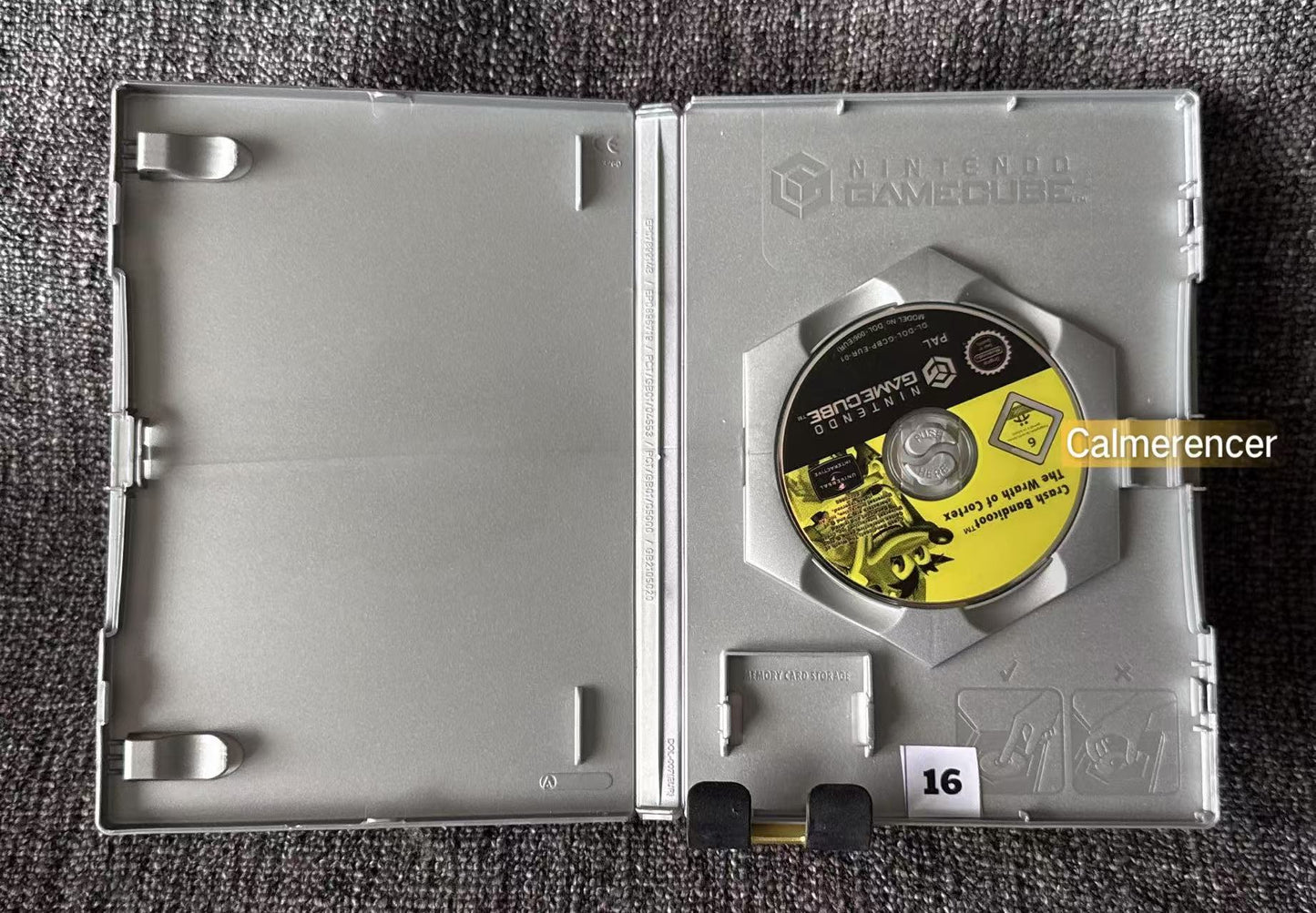 Crash Bandicoot The Wrath Of The Cortex Game NO MANUAL  - Nintendo Gamecube - Pal Version
