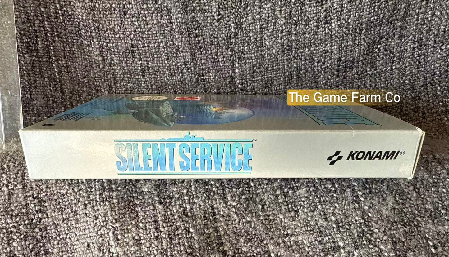 Silent Service Boxed Game - Nes - Nintendo / Entertainment System - Pal Version