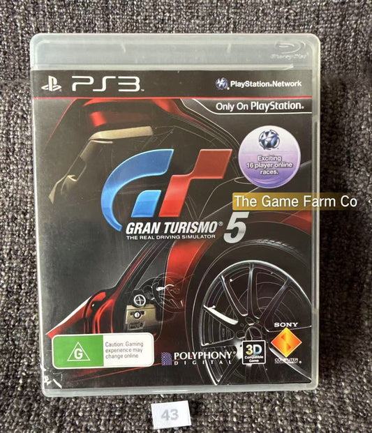 Grand Turismo 5 The Real Driving Simulator Game - PS3 - Sony Playstation 3
