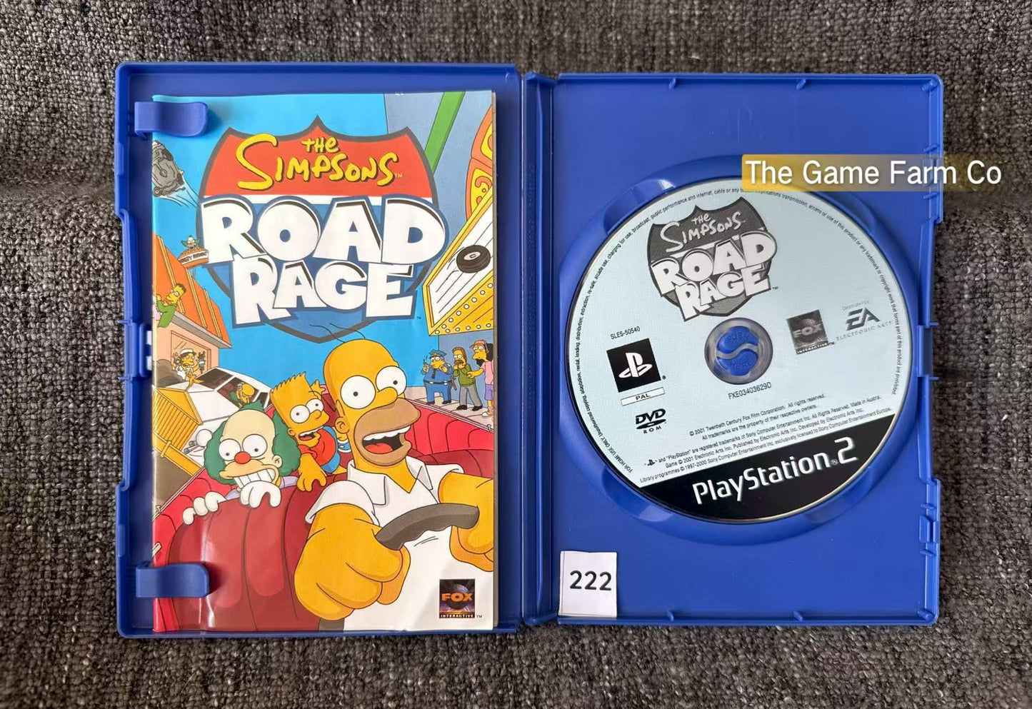 The Simpsons Road Rage Game- Sony PlayStation 2 (PS2)
