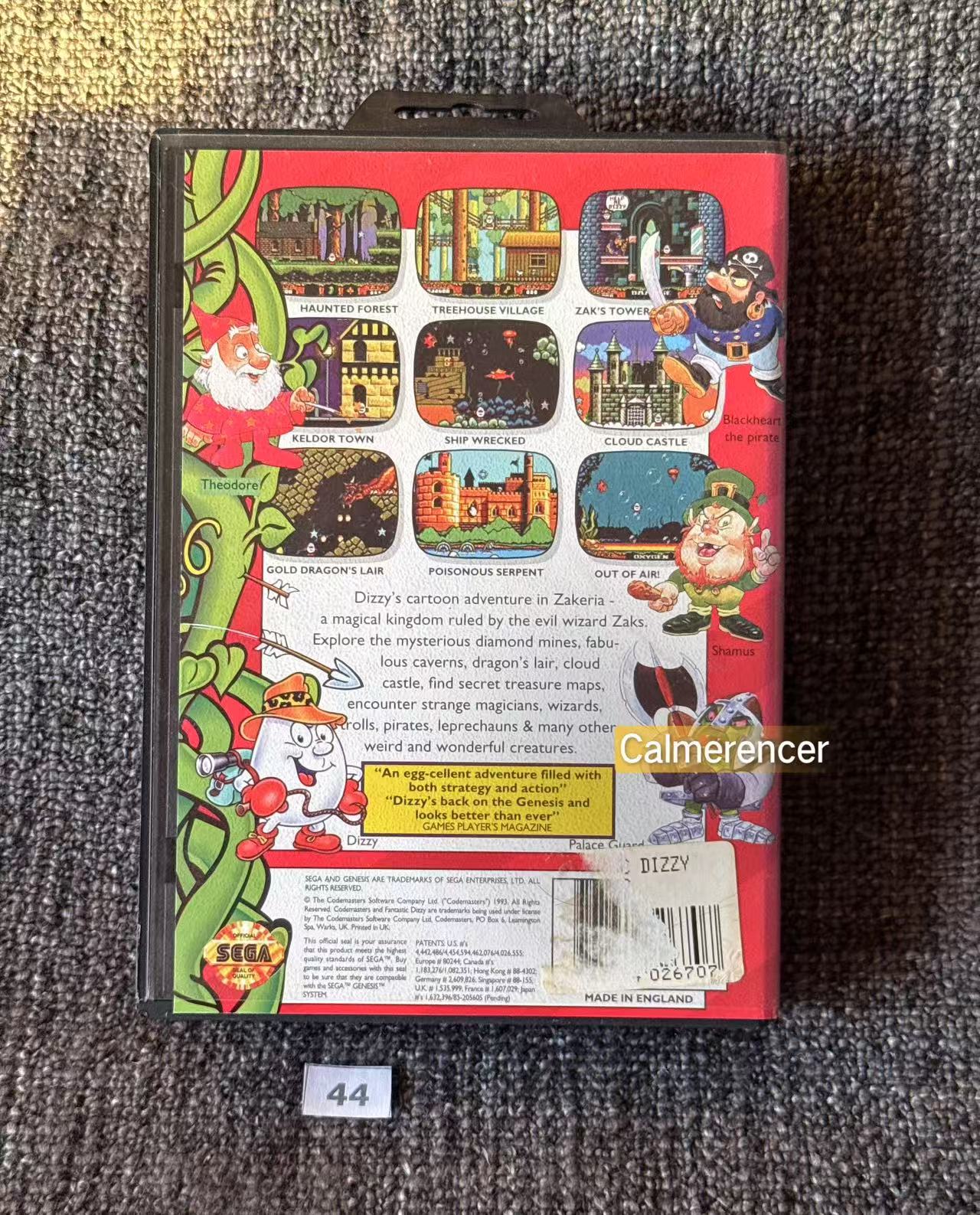 Fantastic Dizzy - Game - Sega Mega Drive/ Genesis