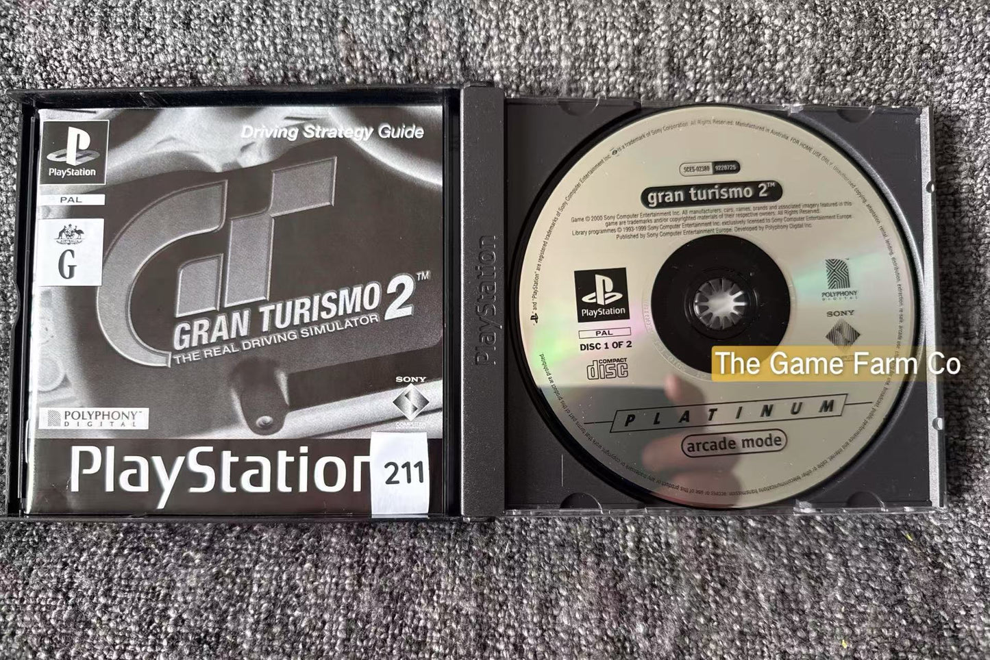 Gran Turismo 2 - Sony Playstation One (PS1) Game