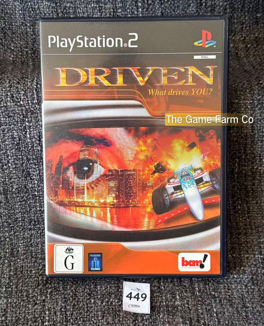 Driven PS2 Physical Game CIB PAL Tested Used Mint Condition