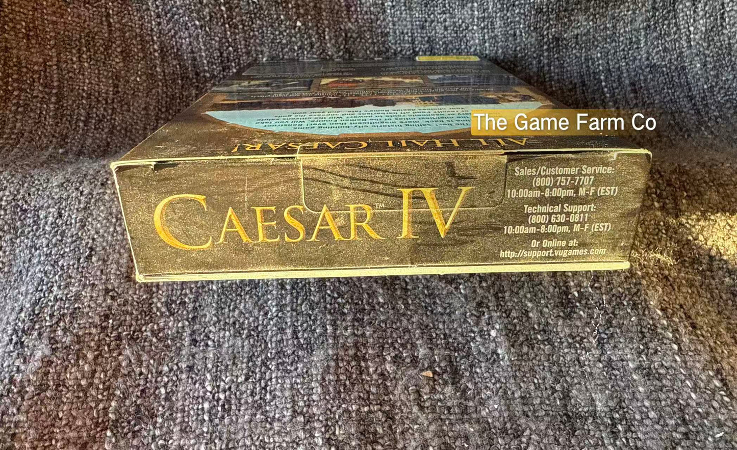 Caesar IV PC Big Box Complete CIB Untested Vintage Retro PC Game