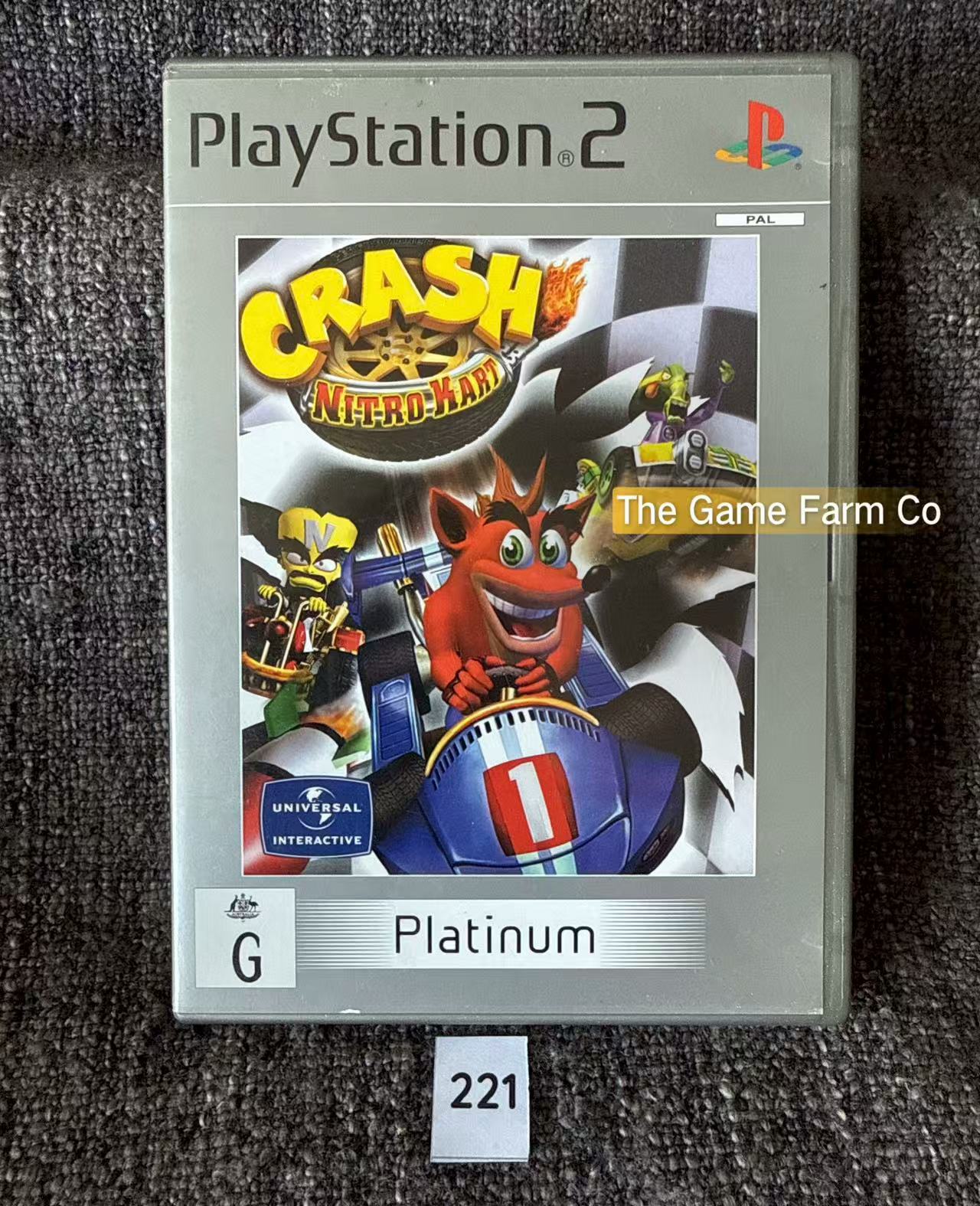Crash Nitro Kart Game - Sony PlayStation 2 (PS2)