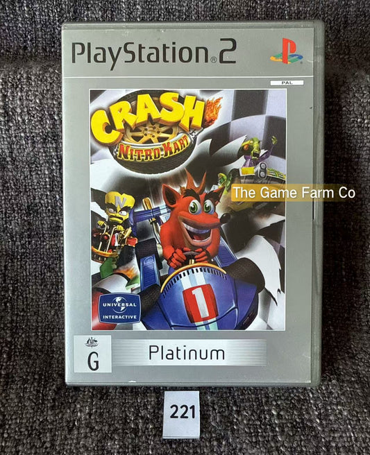 Crash Nitro Kart Game - Sony PlayStation 2 (PS2)